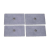 Elettrodi adesivi 45x80 mm con bottone (4 pz)